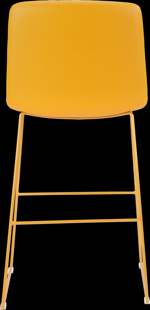 Camulet Yellow Bar Height Stool, Set of 2 - Thumbnail - Image 5