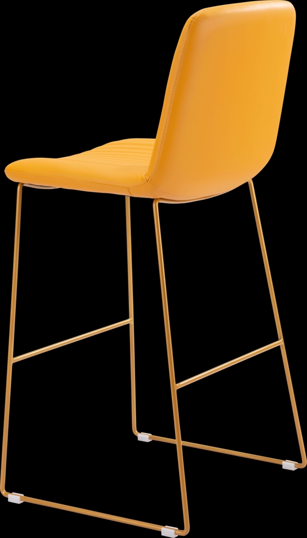 Camulet Yellow Bar Height Stool, Set of 2 - Thumbnail - Image 6