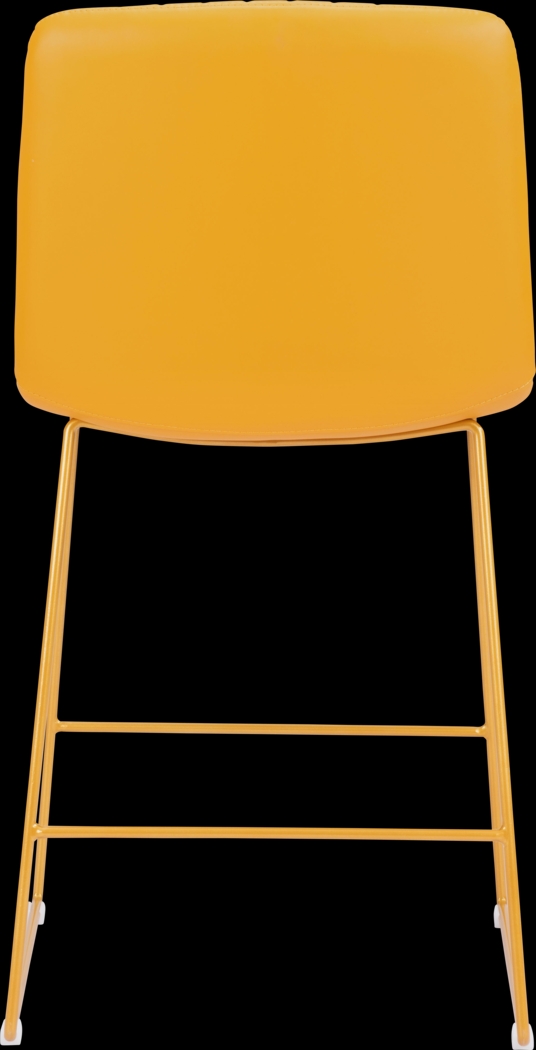 Camulet Yellow Counter Height Stool, Set of 2 - Thumbnail - Image 6