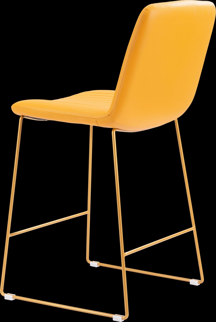 Camulet Yellow Counter Height Stool, Set of 2 - Thumbnail - Image 7