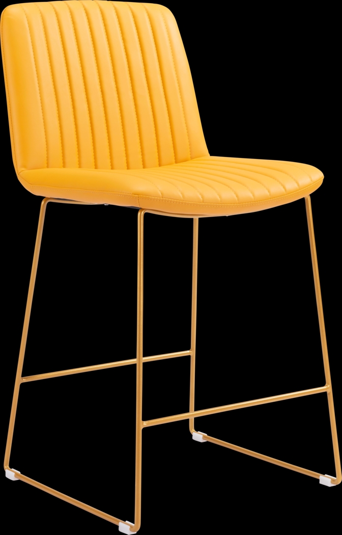 Camulet Yellow Counter Height Stool, Set of 2 - Thumbnail - Image 8