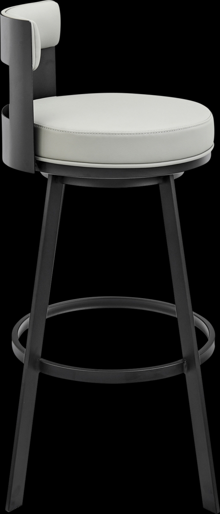 Camver Gray Swivel Barstool - Thumbnail - Image 4