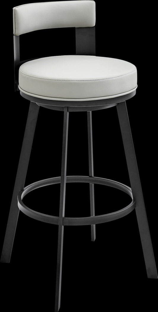 Camver Gray Swivel Barstool - Thumbnail - Image 1