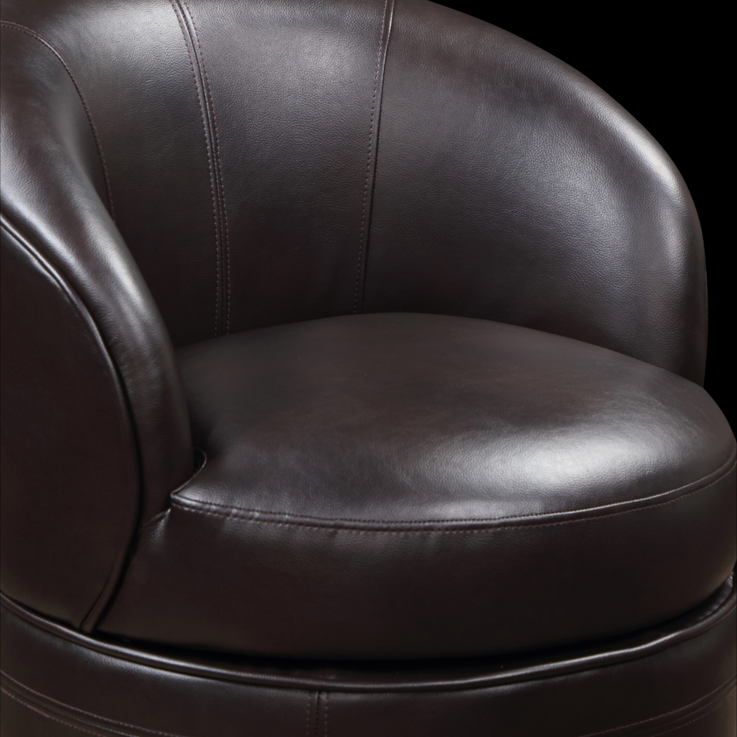Camwick Brown Swivel Accent Chair - Thumbnail - Image 2