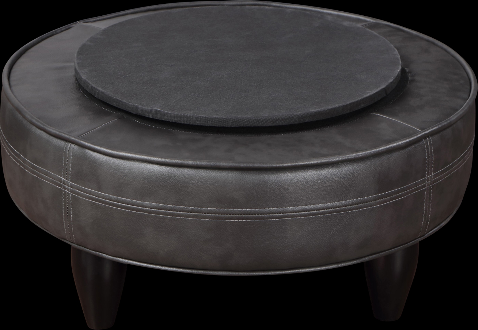 Camwick Gray Swivel Accent Chair - Thumbnail - Image 2