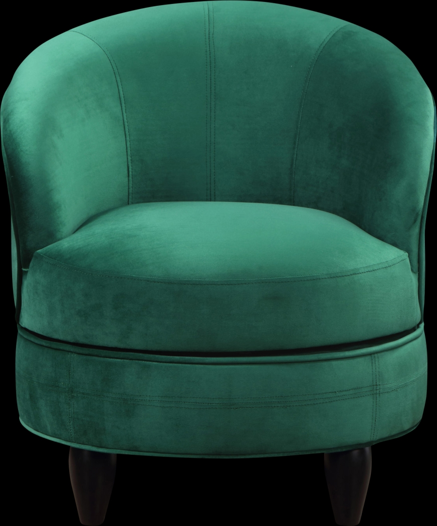 Camwick Green Swivel Accent Chair - Thumbnail - Image 2