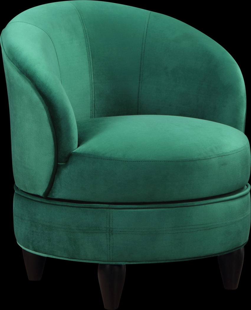 Camwick Green Swivel Accent Chair - Thumbnail - Image 1