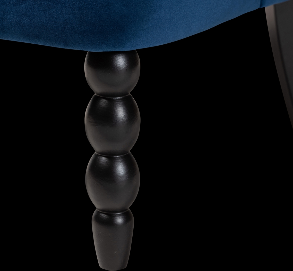 Cananea Navy Accent Chair - Thumbnail - Image 7