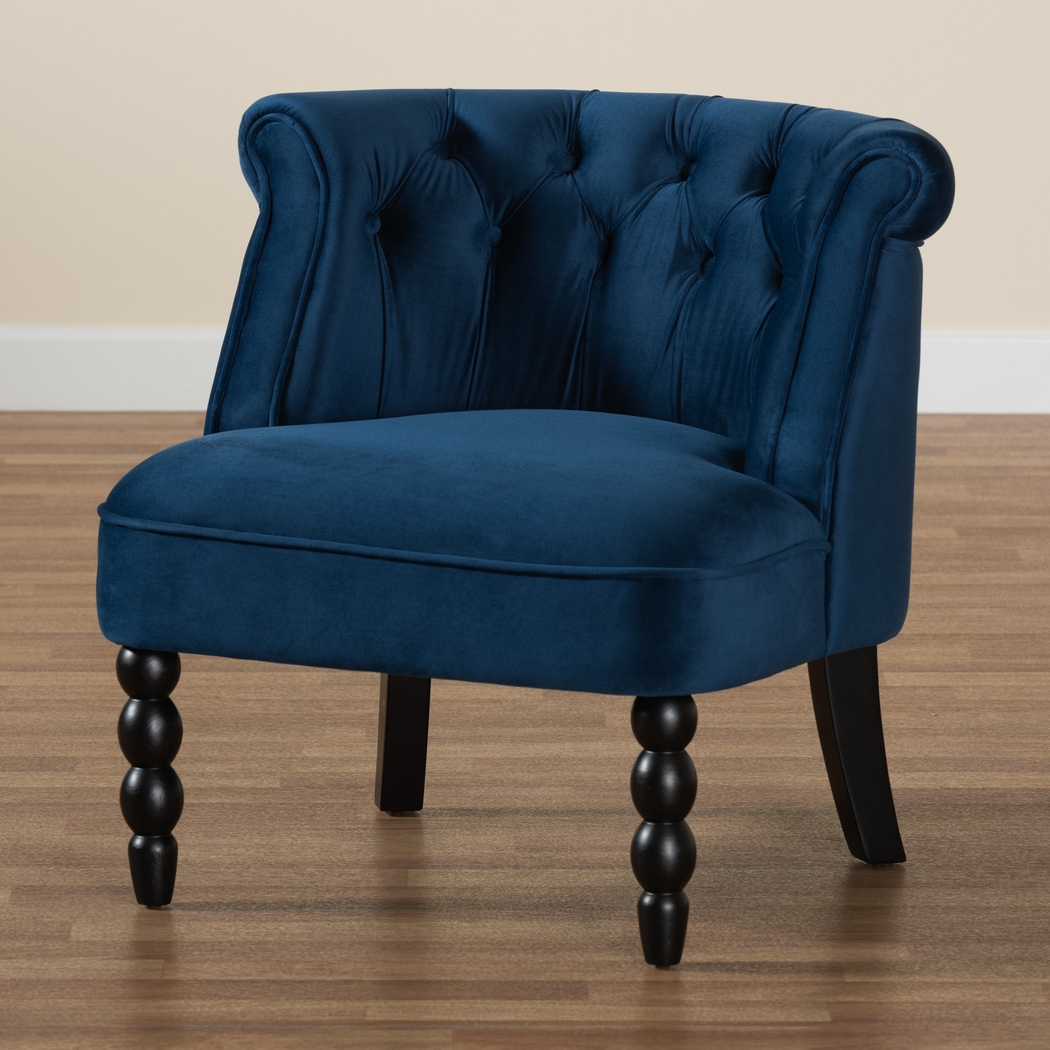 Cananea Navy Accent Chair - Thumbnail - Image 8