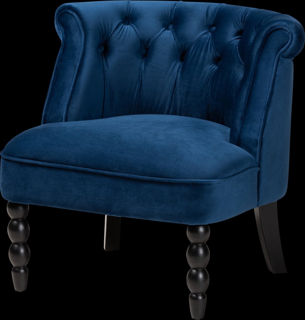 Cananea Navy Accent Chair - Thumbnail - Image 1