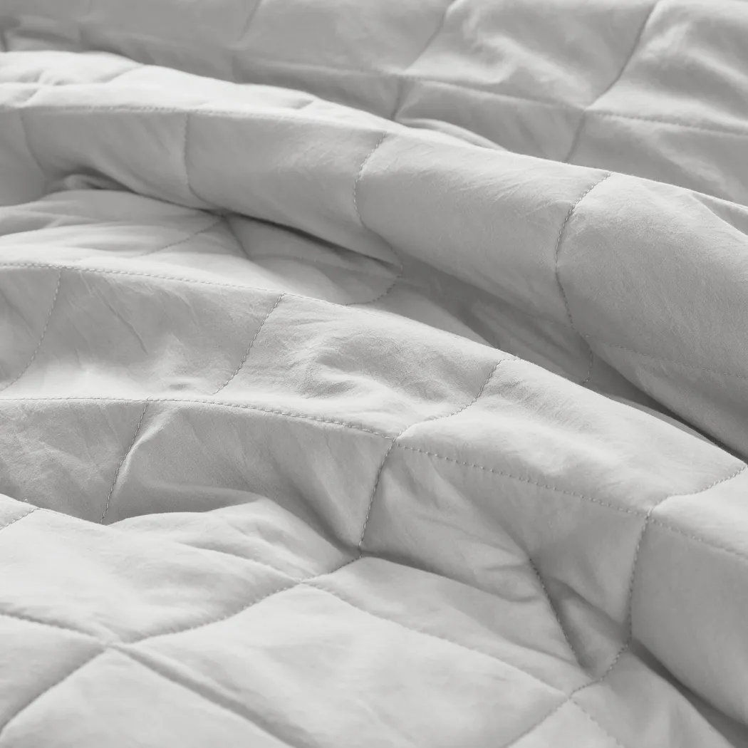 Canarioa Gray Full/Queen 3 Pc Comforter Set - Thumbnail - Image 6