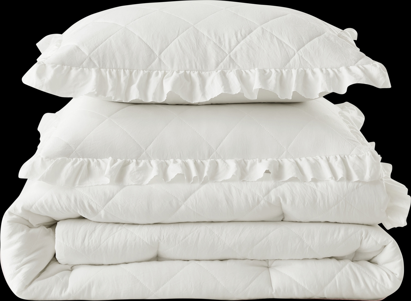 Canarioa Ivory Full/Queen 3 Pc Comforter Set - Thumbnail - Image 7