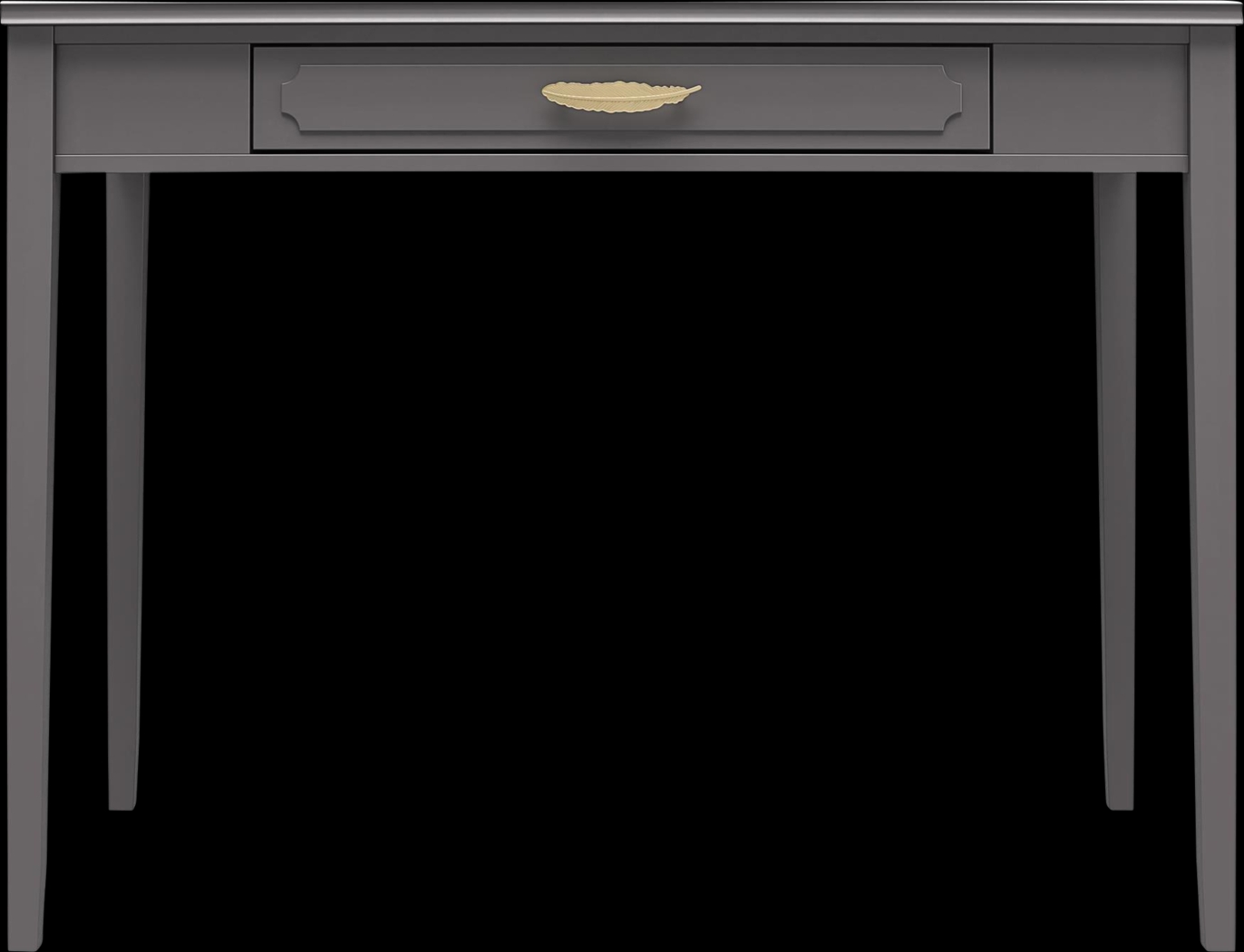 Canberra Gray Desk - Thumbnail - Image 1