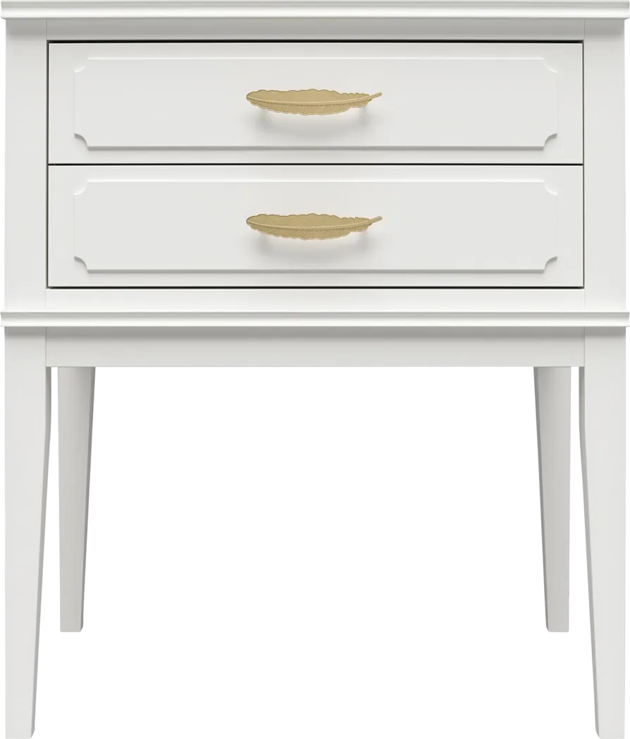 Canberra White Accent Table - Thumbnail - Image 1