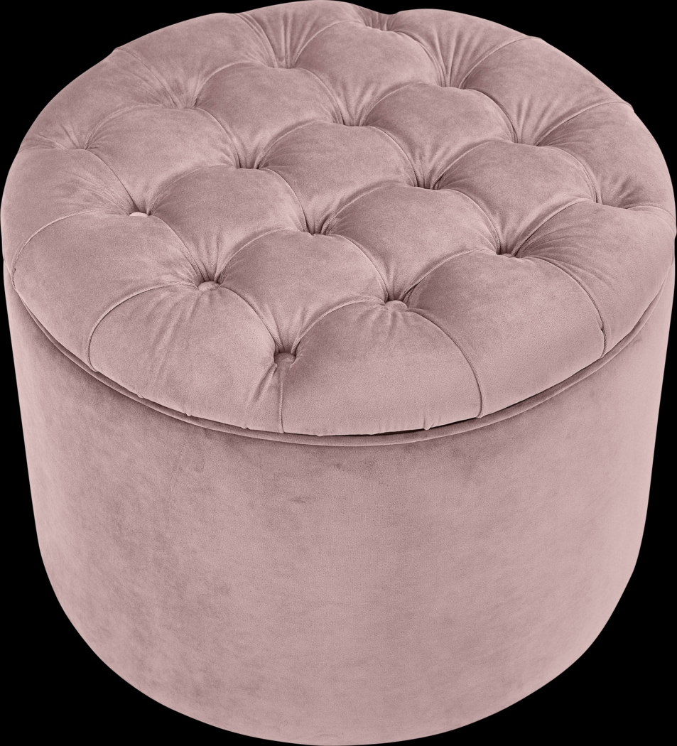 Candellar Mauve Storage Ottoman - Thumbnail - Image 3