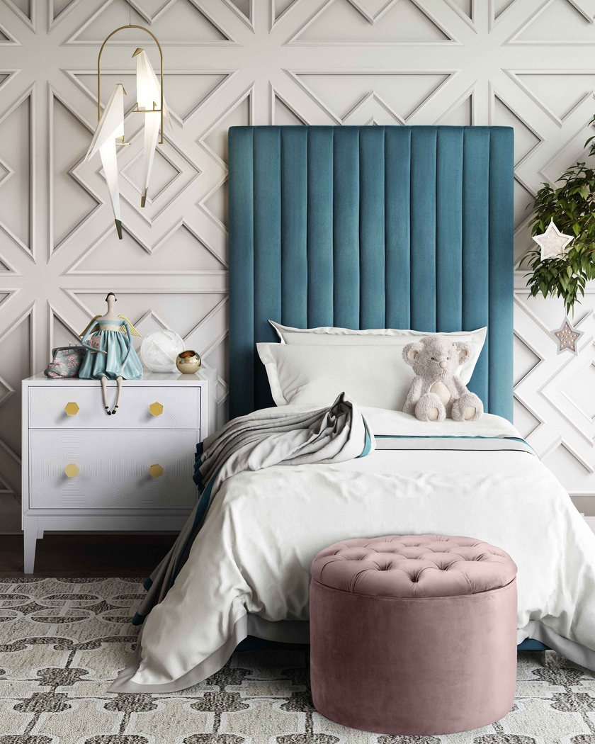 Candellar Mauve Storage Ottoman - Thumbnail - Image 4