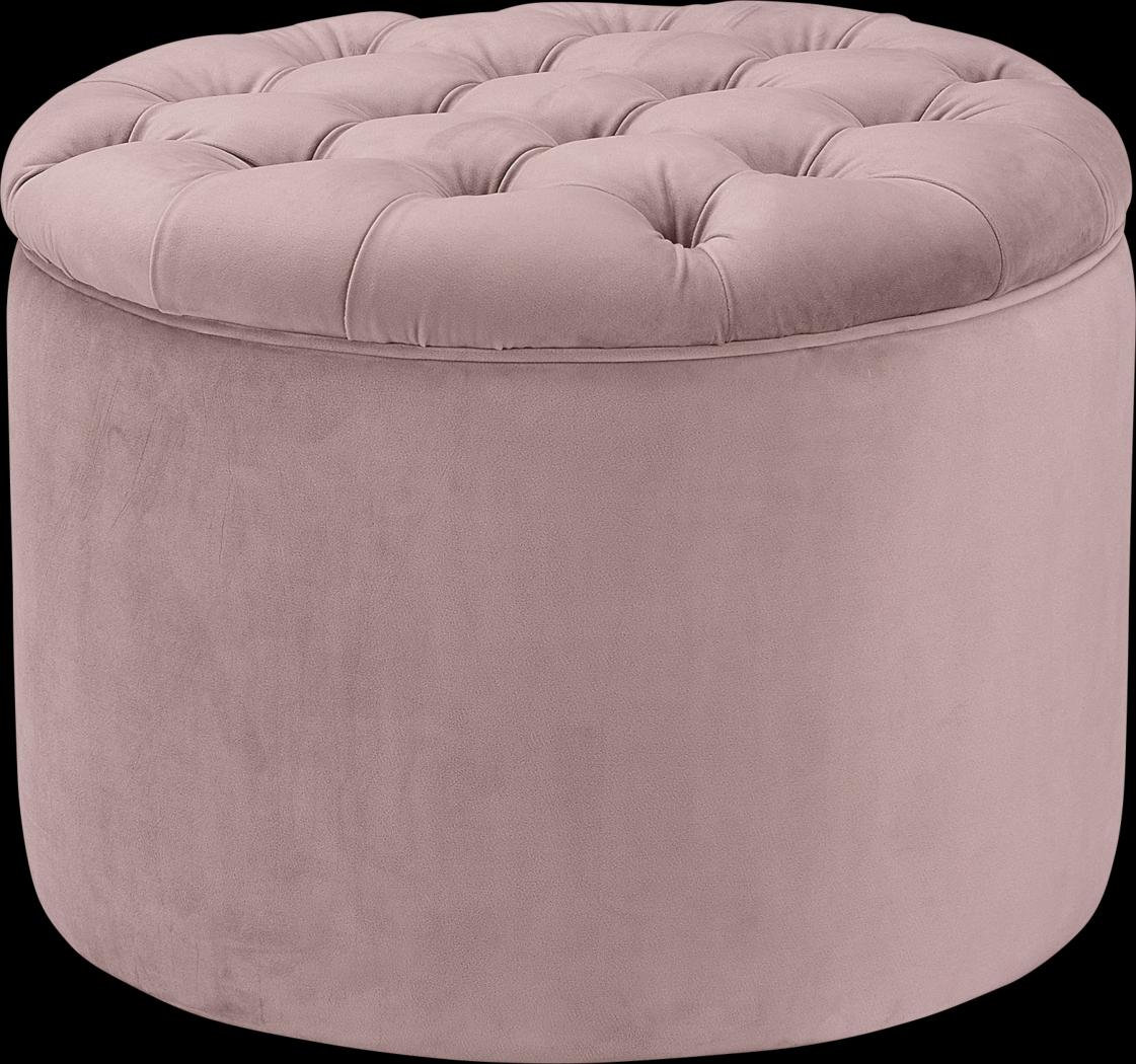 Candellar Mauve Storage Ottoman - Thumbnail - Image 1