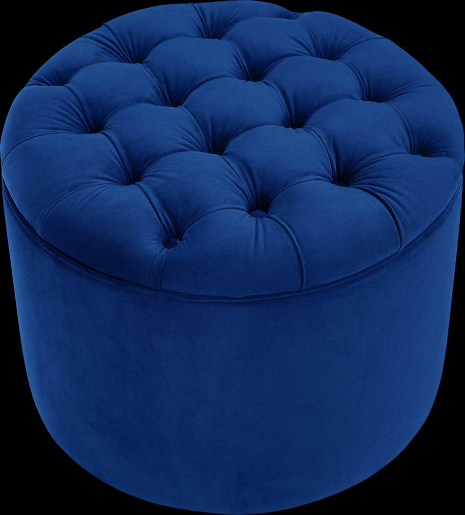 Candellar Navy Storage Ottoman - Thumbnail - Image 3