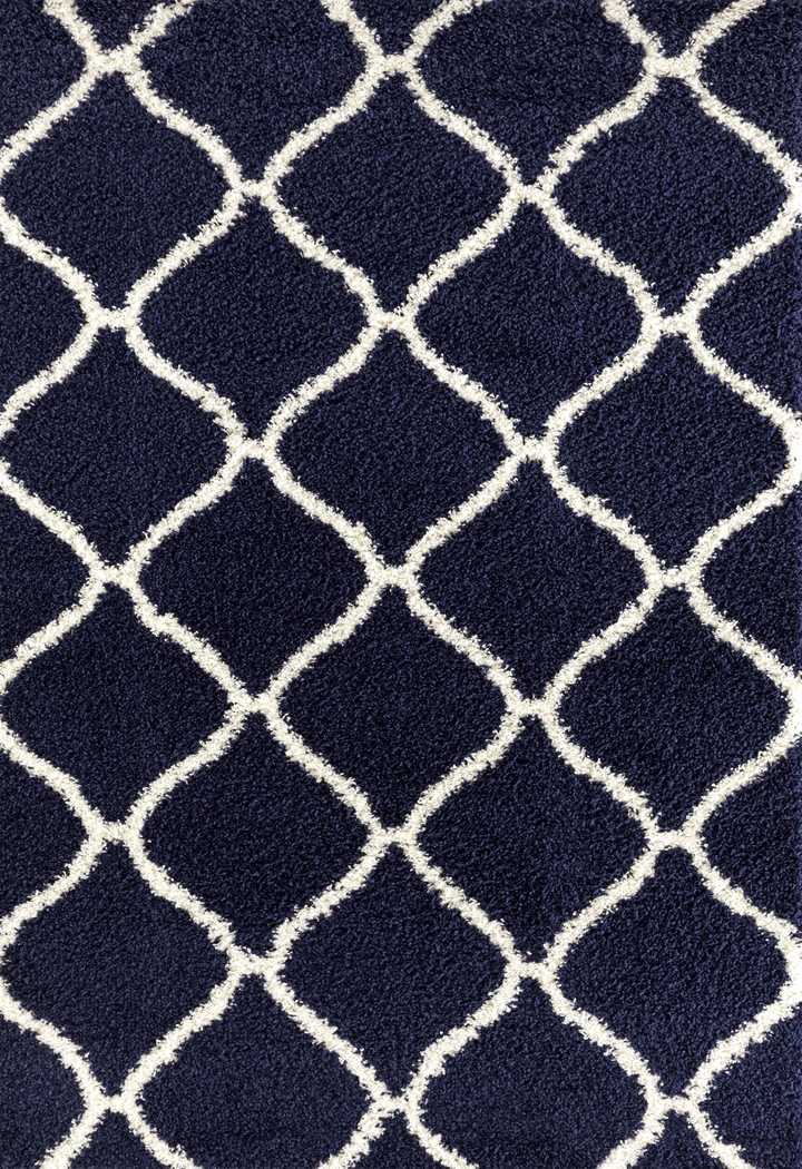 Candia Navy 3'3 x 5' Rug - Thumbnail - Image 1