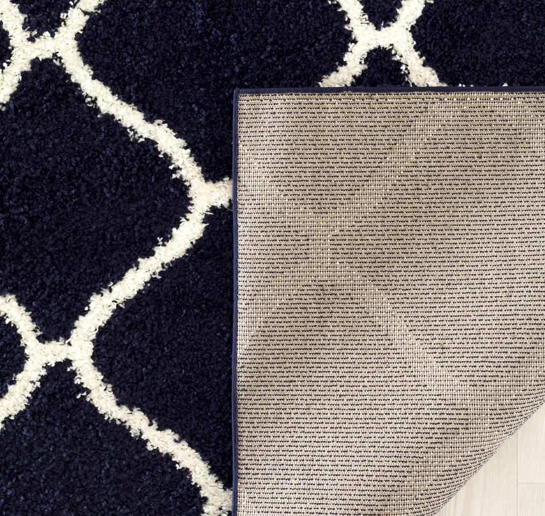 Candia Navy 7'10 x 10' Rug - Thumbnail - Image 2