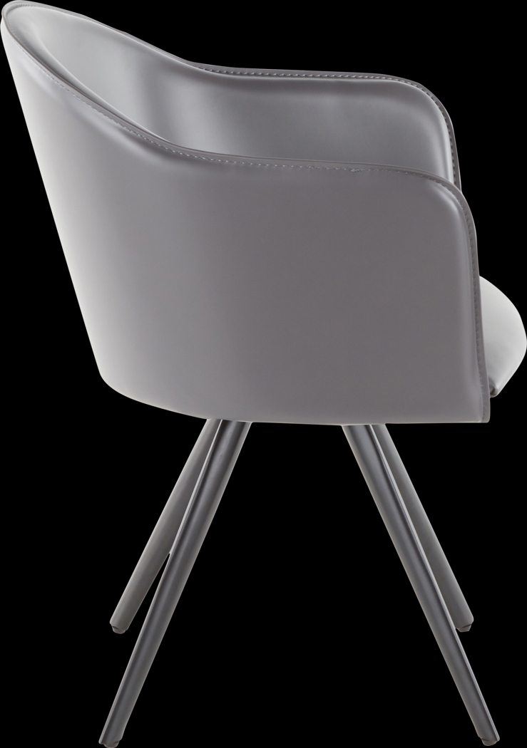 Candover Gray Accent Chair - Thumbnail - Image 2