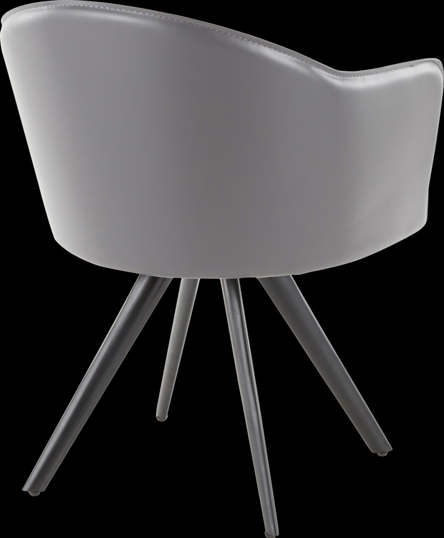 Candover Gray Accent Chair - Thumbnail - Image 3