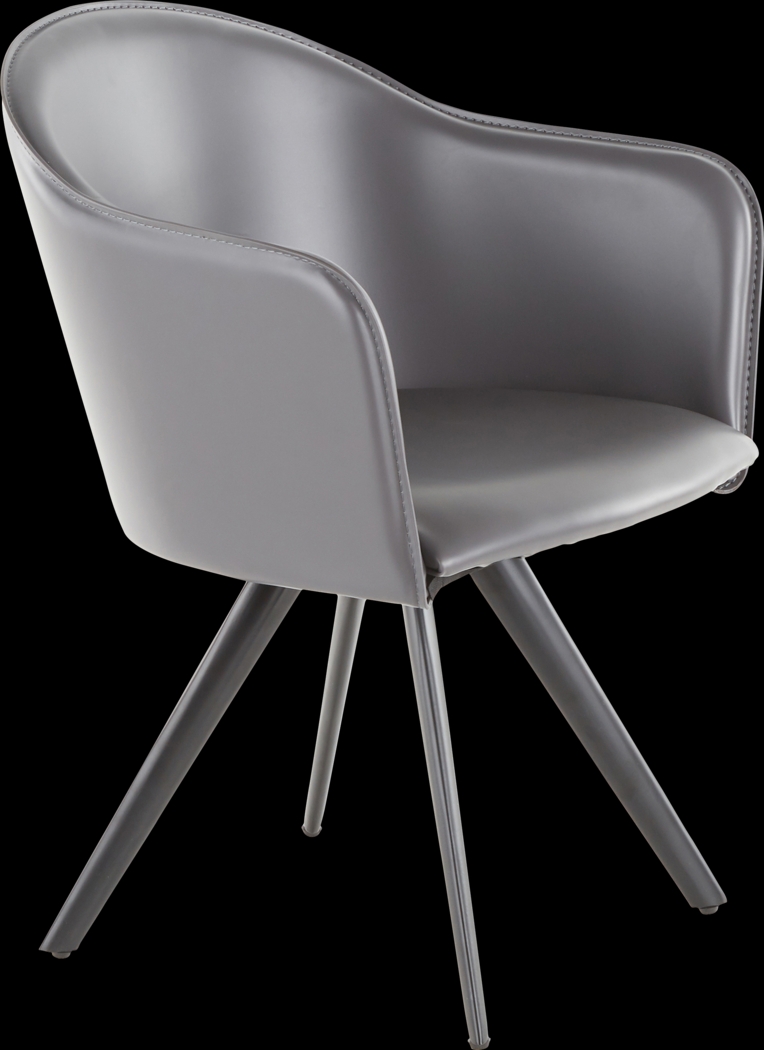 Candover Gray Accent Chair - Thumbnail - Image 1