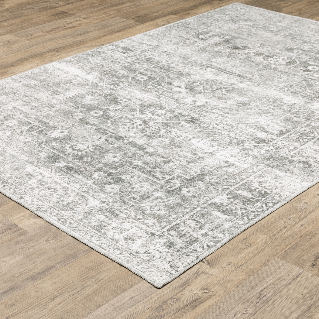 Candytuft Gray 5' x 7'3 Rug - Thumbnail - Image 2