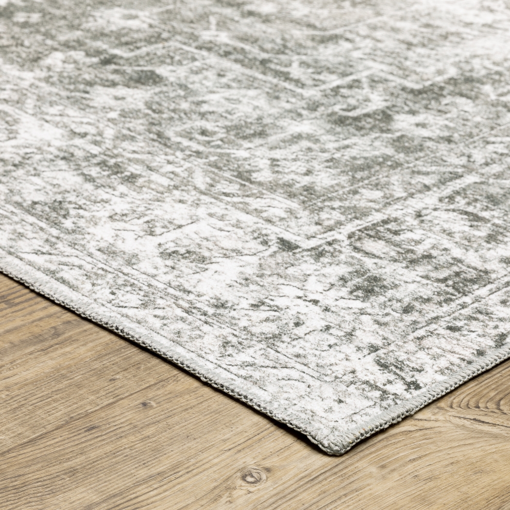 Candytuft Gray 5' x 7'3 Rug - Thumbnail - Image 3