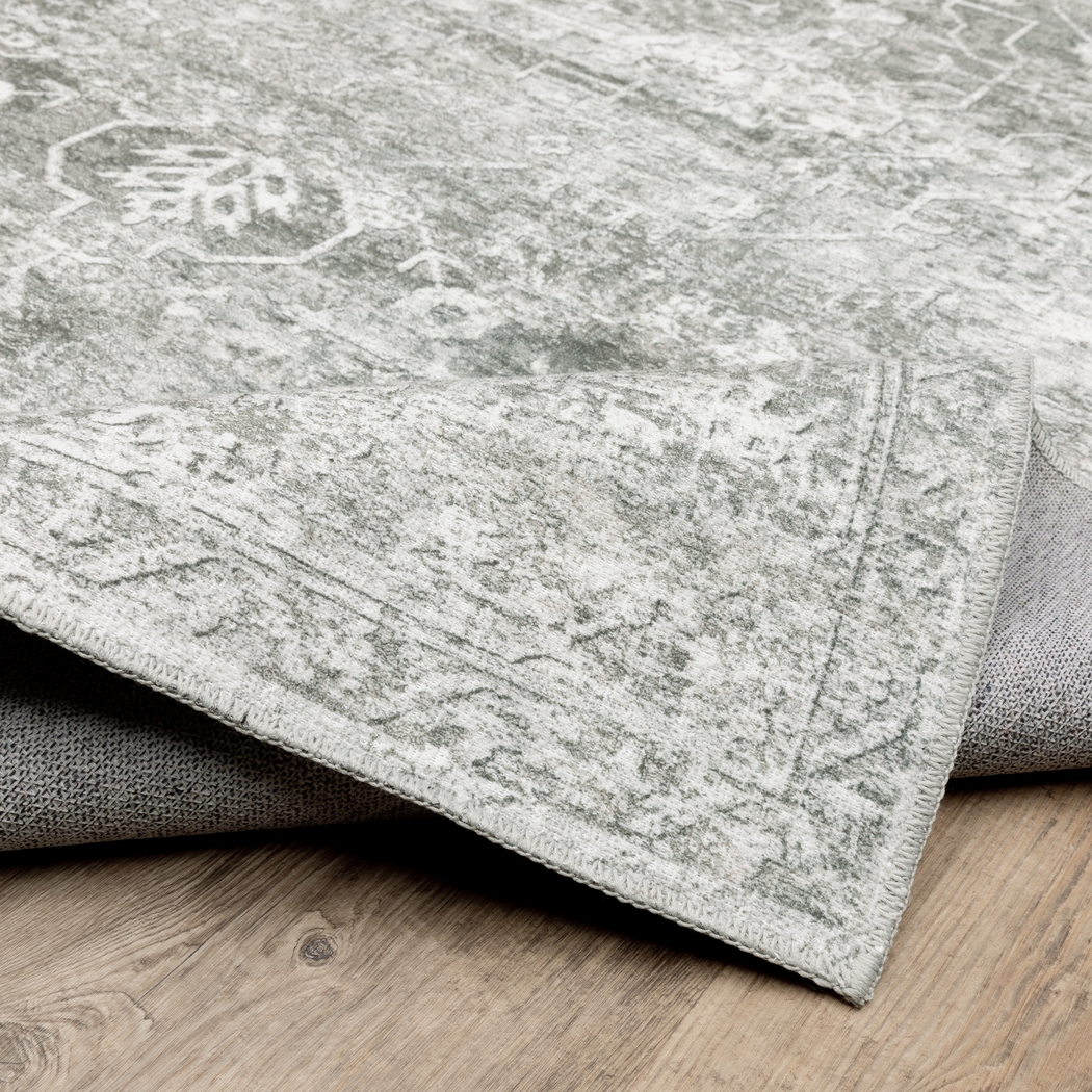 Candytuft Gray 7'5 x 10' Rug - Thumbnail - Image 9