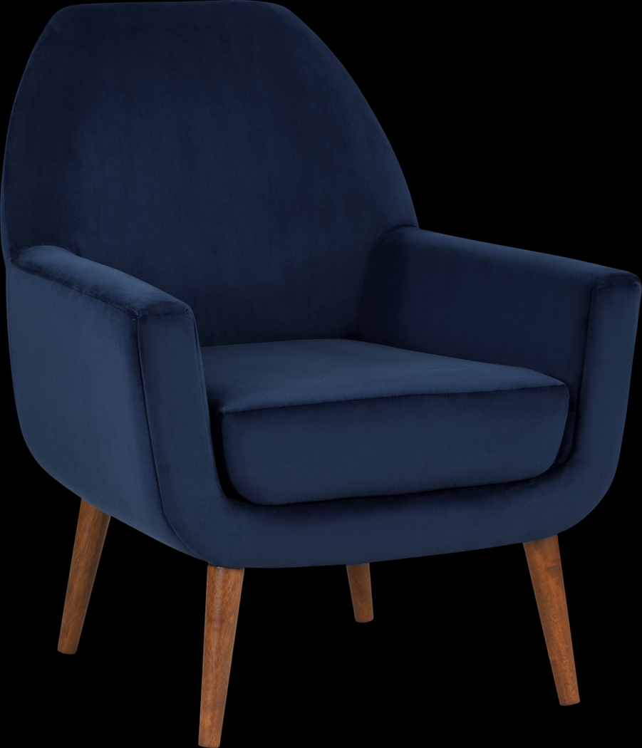 Canemah Blue Accent Chair - Thumbnail - Image 3