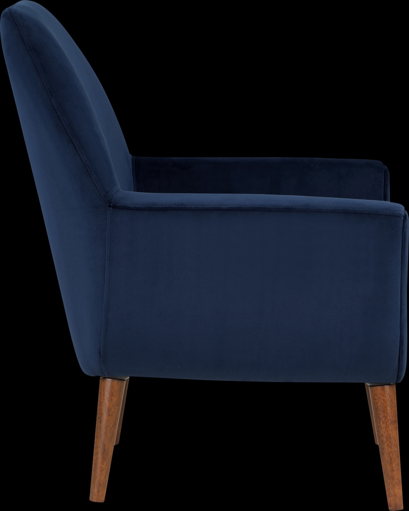 Canemah Blue Accent Chair - Thumbnail - Image 4