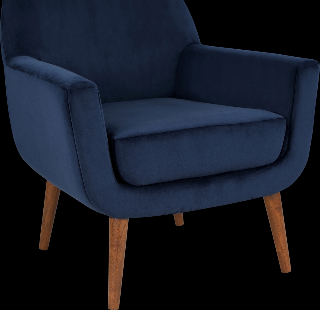 Canemah Blue Accent Chair - Thumbnail - Image 7