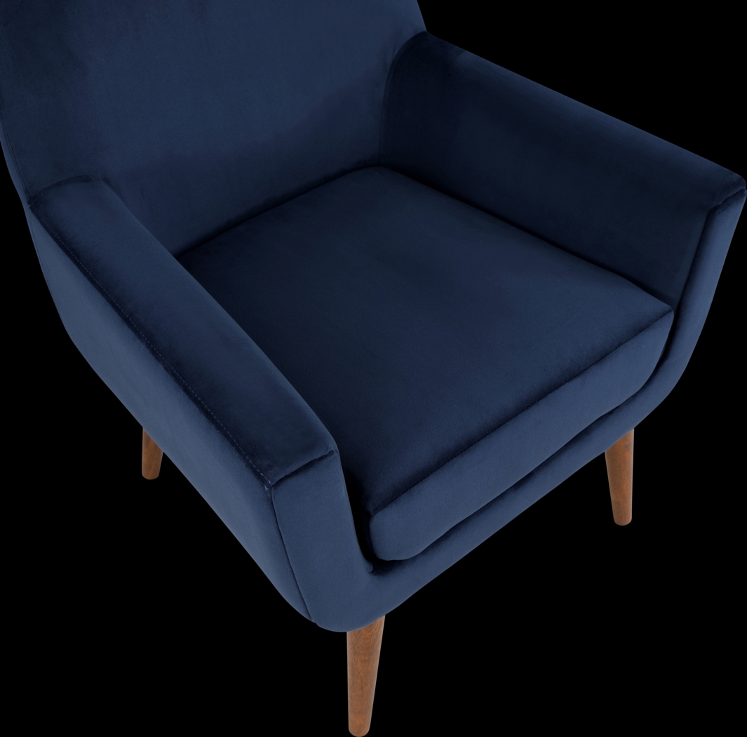 Canemah Blue Accent Chair - Thumbnail - Image 8