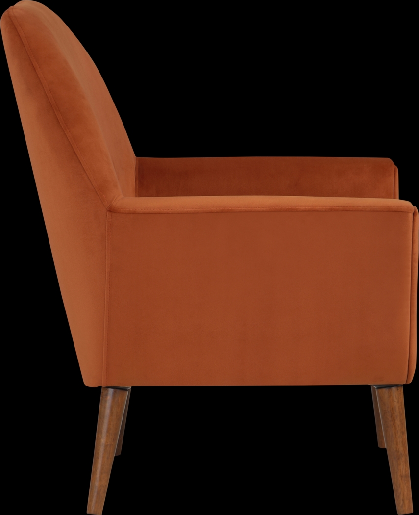 Canemah Orange Accent Chair - Thumbnail - Image 3