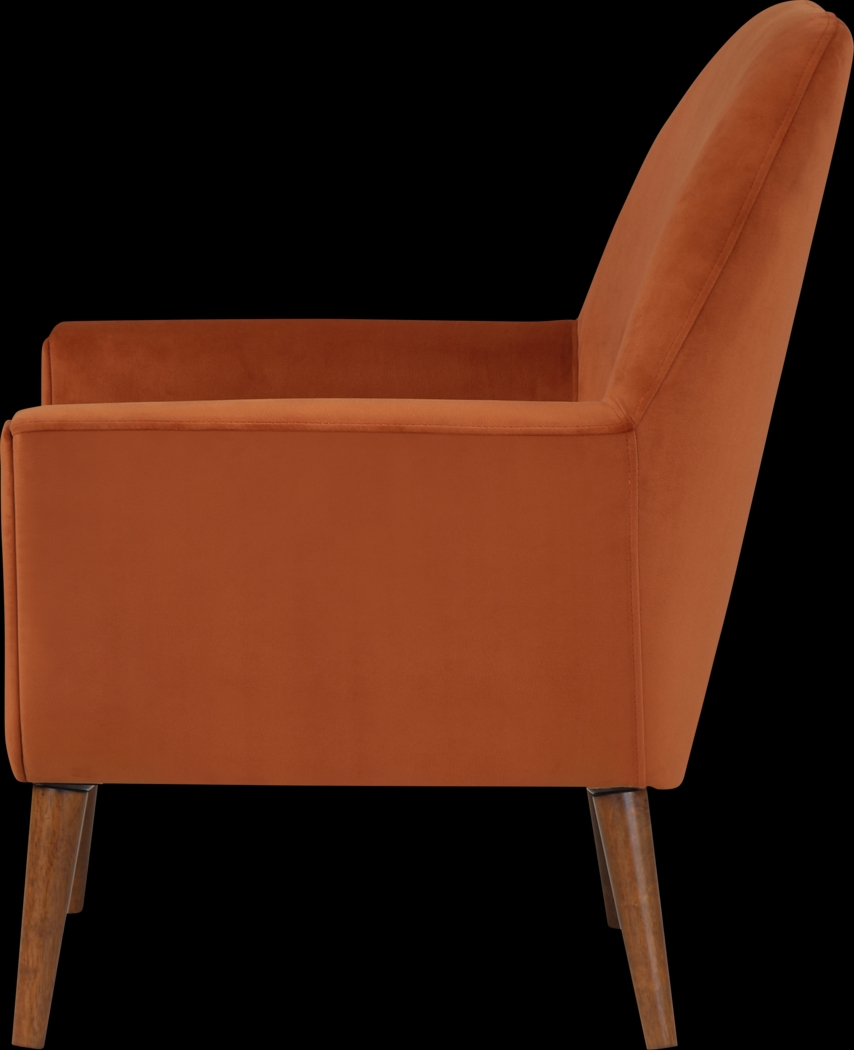 Canemah Orange Accent Chair - Thumbnail - Image 4