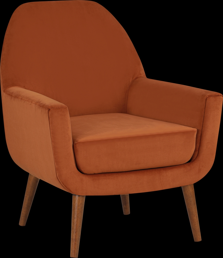 Canemah Orange Accent Chair - Thumbnail - Image 6