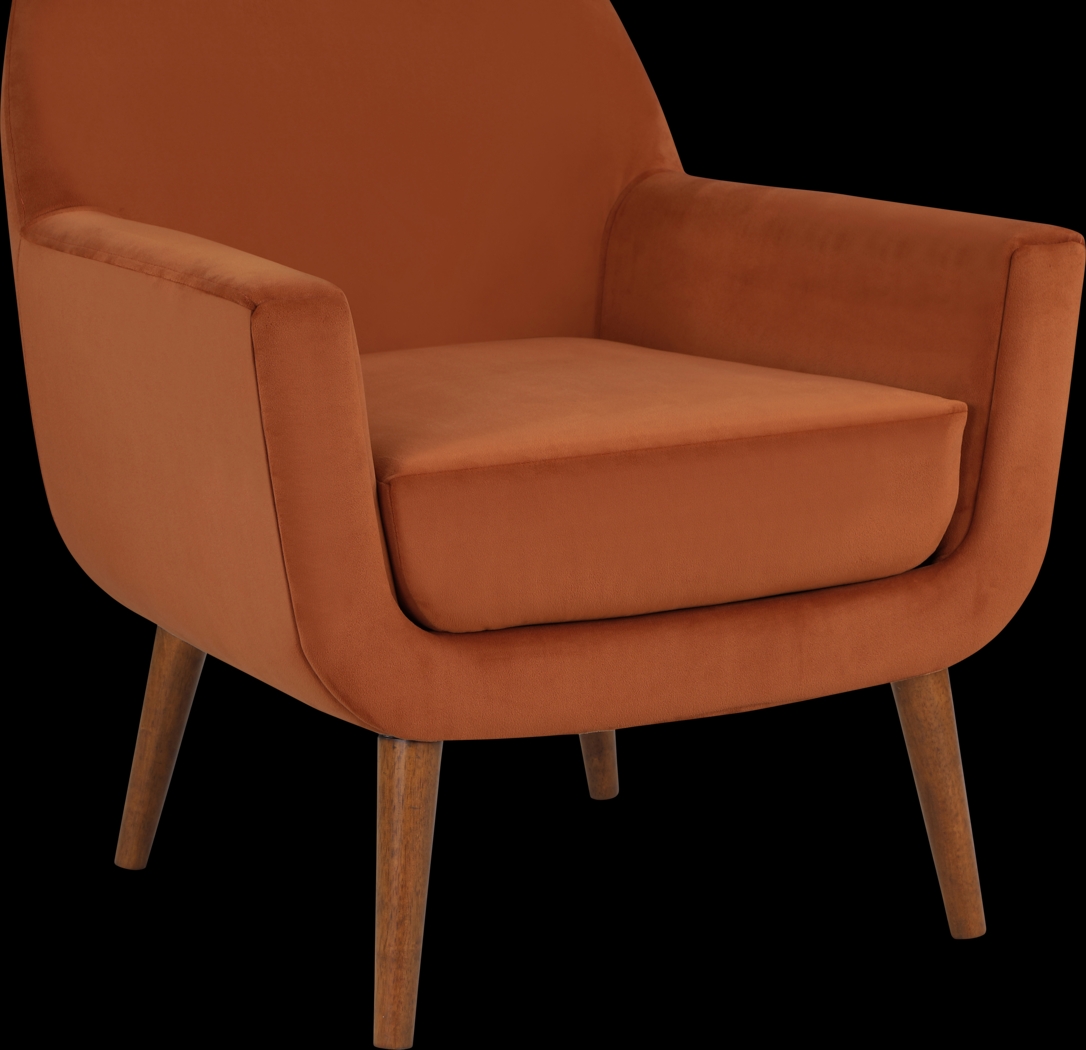 Canemah Orange Accent Chair - Thumbnail - Image 7