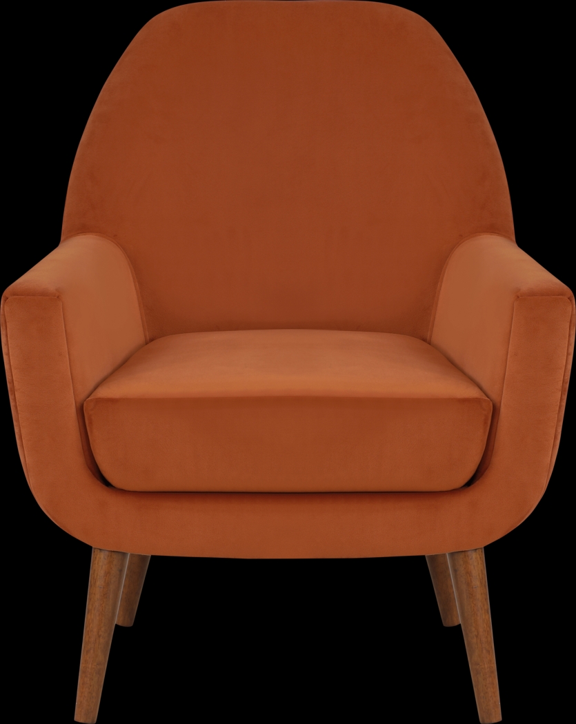 Canemah Orange Accent Chair - Thumbnail - Image 1
