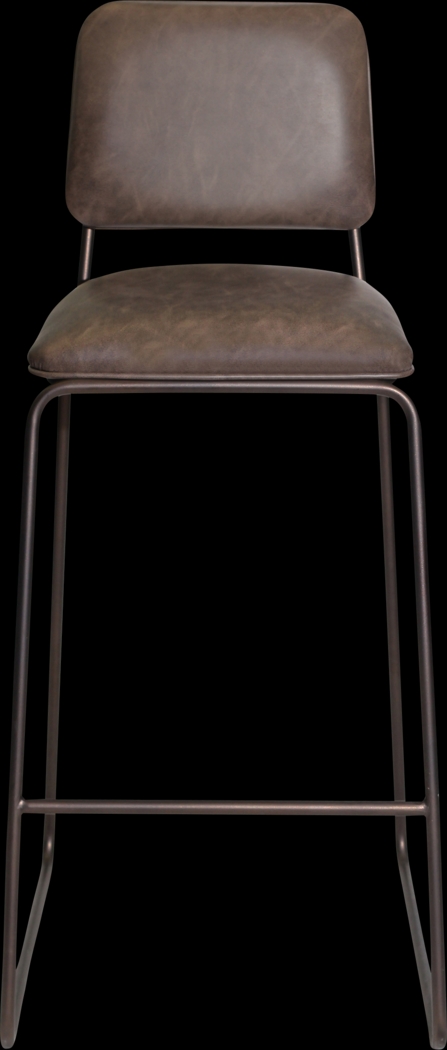 Canforte Brown Barstool - Thumbnail - Image 2