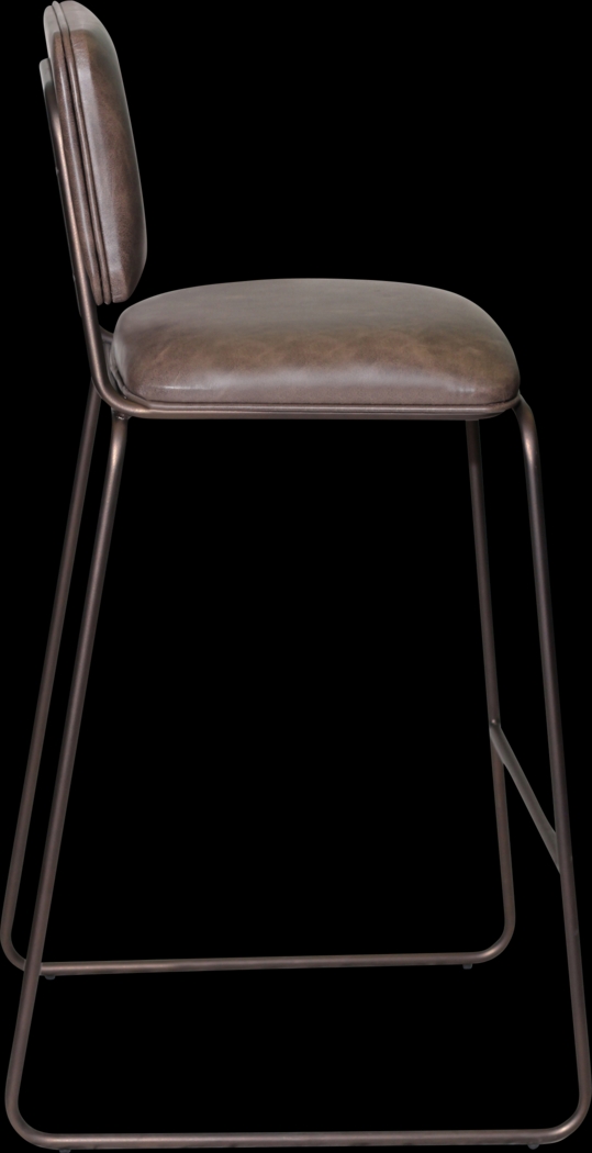 Canforte Brown Barstool - Thumbnail - Image 3
