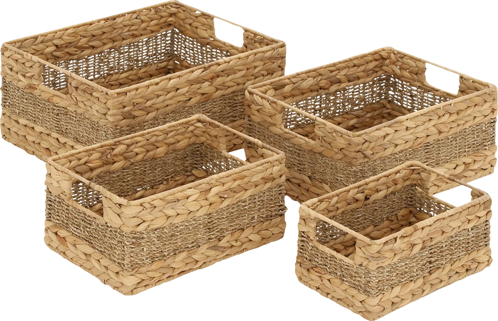 Canle Brown Basket, Set of 4 - Thumbnail - Image 1