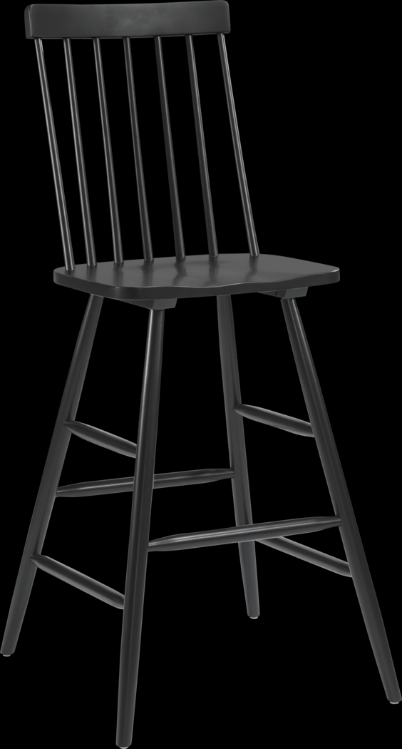 Cannada Black Bar Height Stool, Set of 2 - Thumbnail - Image 8