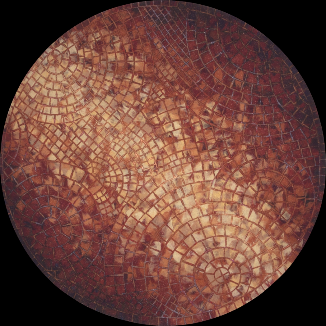 Cannington Red 8' Round Indoor/Outdoor Rug - Thumbnail - Image 1