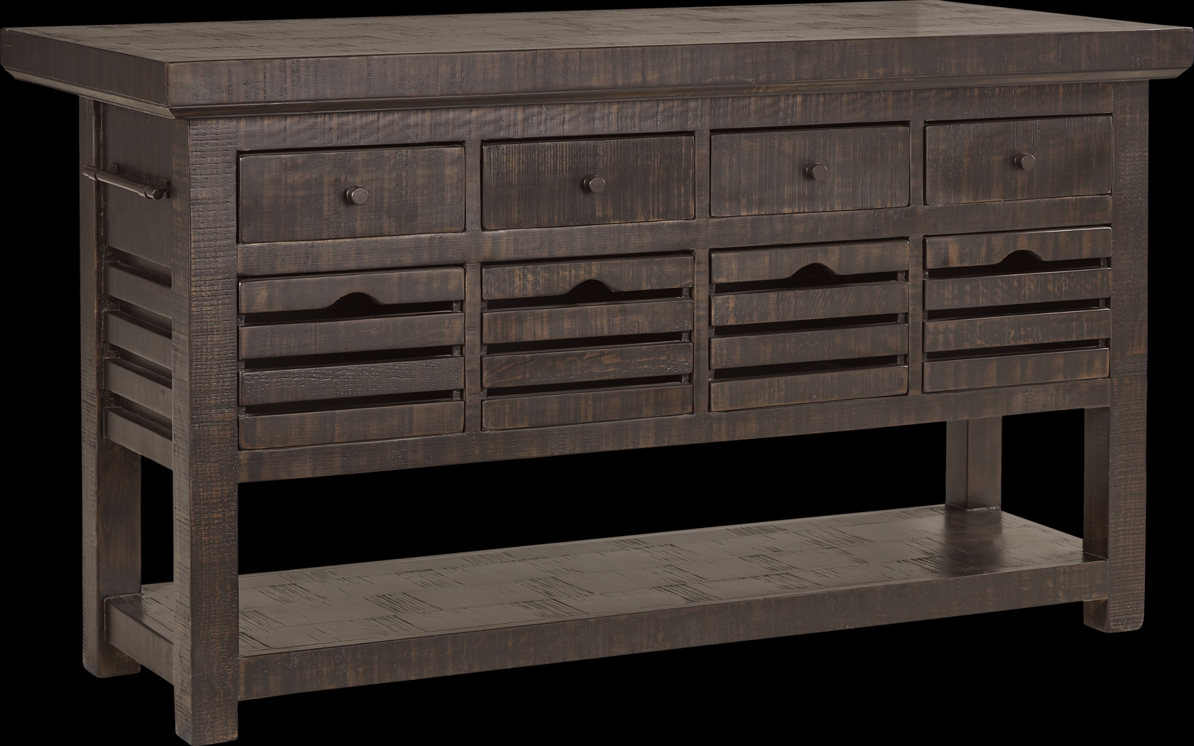 Cannon Beach Black 3 Pc Counter Height Dining Set - Thumbnail - Image 2