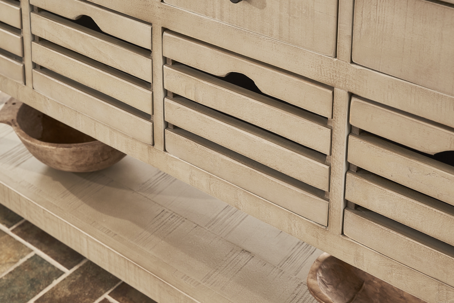 Cannon Beach Natural 3 Pc Counter Height Dining Set - Thumbnail - Image 8