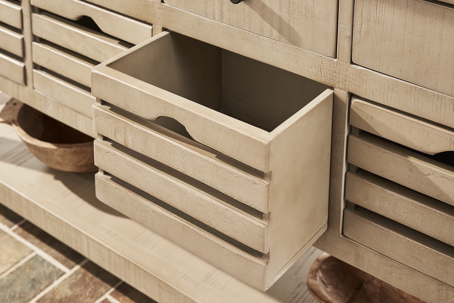 Cannon Beach Natural 3 Pc Counter Height Dining Set - Thumbnail - Image 9