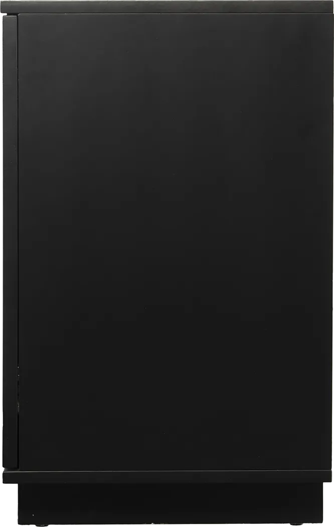 Cannonwolde II Black 60 in. Console, With Electric Fireplace - Image 6