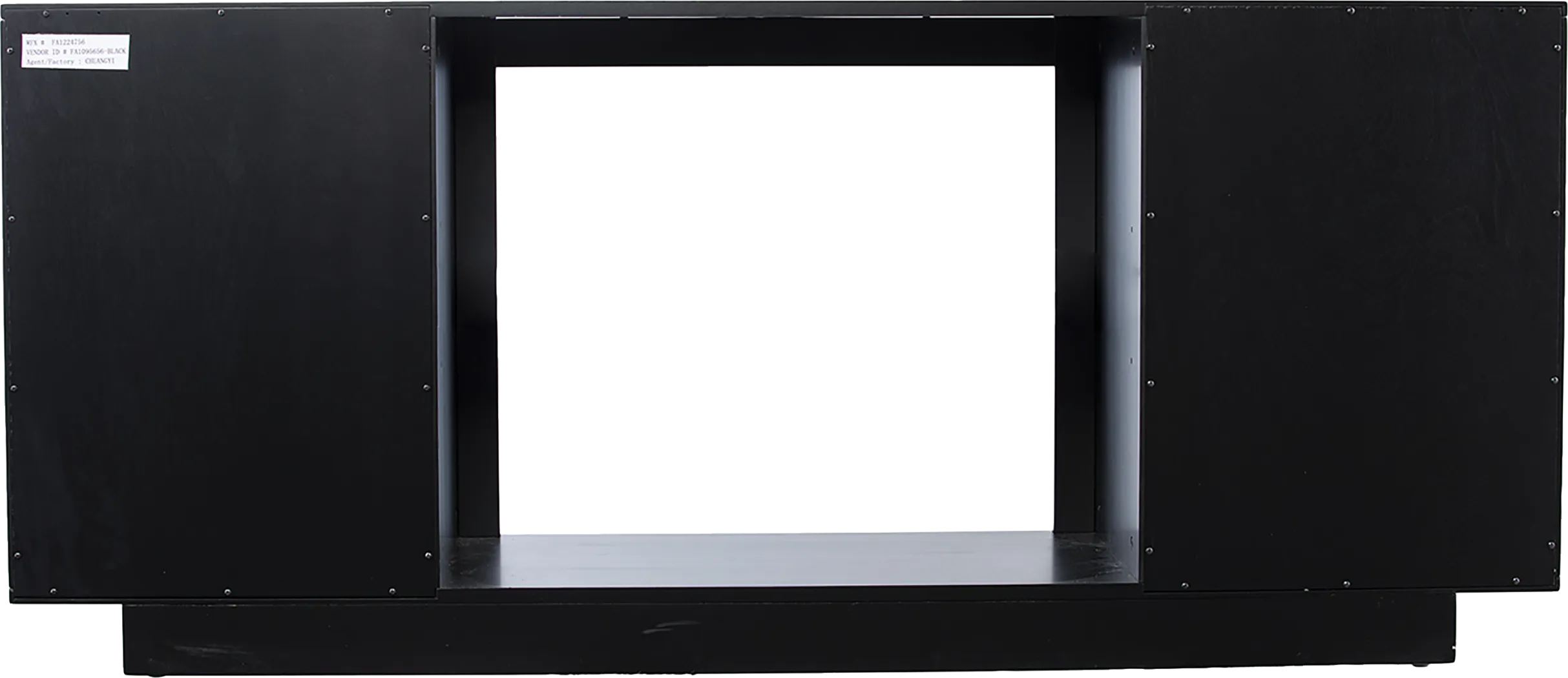 Cannonwolde IV Black 60 in. Console, With Touch Panel Electric Fireplace - Image 5