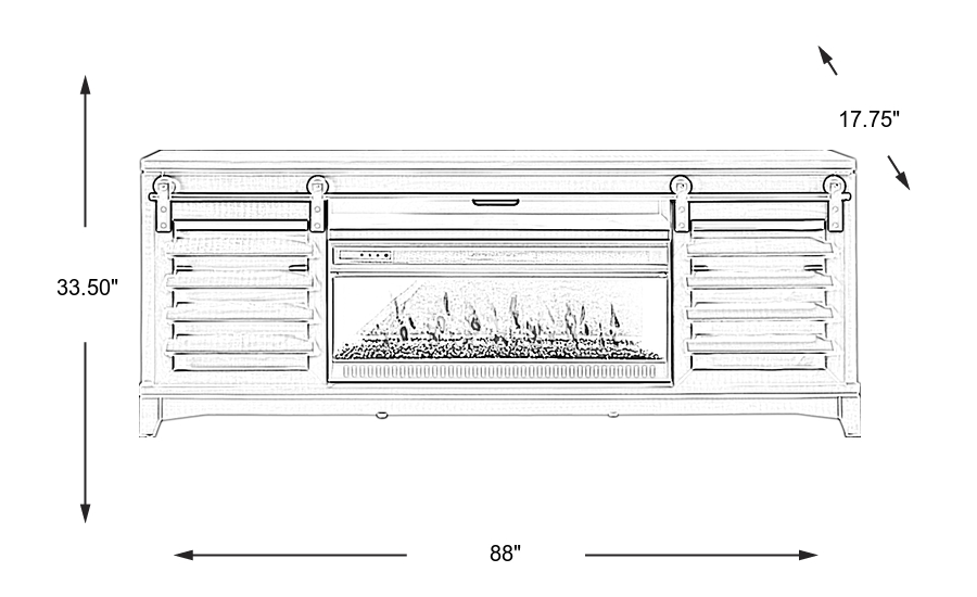 Dimension Image. Please refer to the Dimension Tab on this page for dimension details.